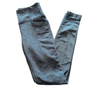 Athleta Herringbone Metro High Waisted Full Length Navy Leggings XS